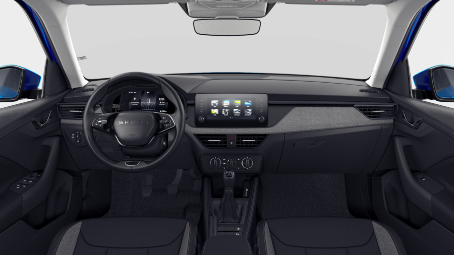Škoda Kamiq, 1,0 TSI 85 kW 6-stup. mech., barva modrá