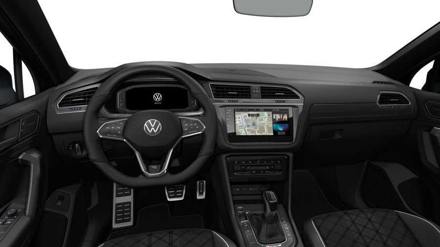 Volkswagen Tiguan Allspace, Allspace R-Line 2,0 TSI 180 kW 4M 7DSG, barva černá