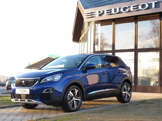 Peugeot 3008, ALLURE 1,5 BlueHDi 130k M6 NEW, barva modrá