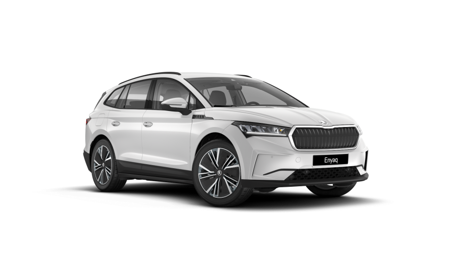 Škoda Enyaq iV, 55 kWh 125,00 kW 1-stup. automat., barva bílá