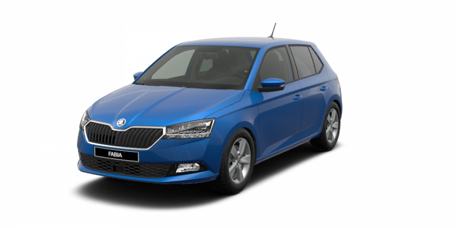 Škoda Fabia, 1,0 TSI 81 kW 6-stup. mech., barva modrá