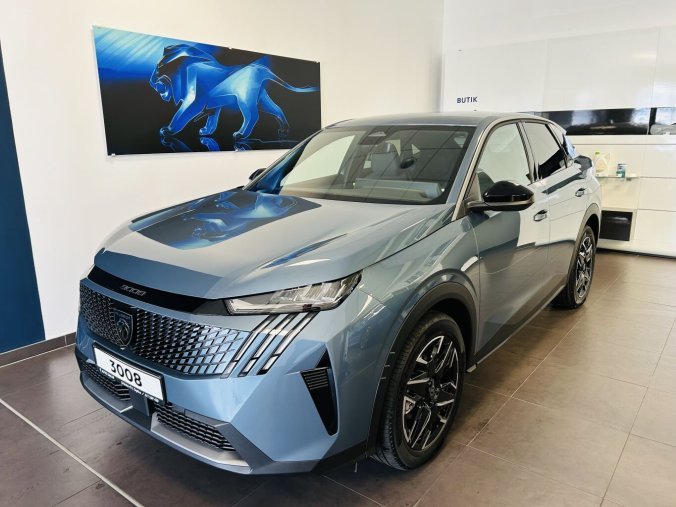 Peugeot 3008, Peugeot 3008 ALLURE Hybrid 145 e-DCS6, barva modrá