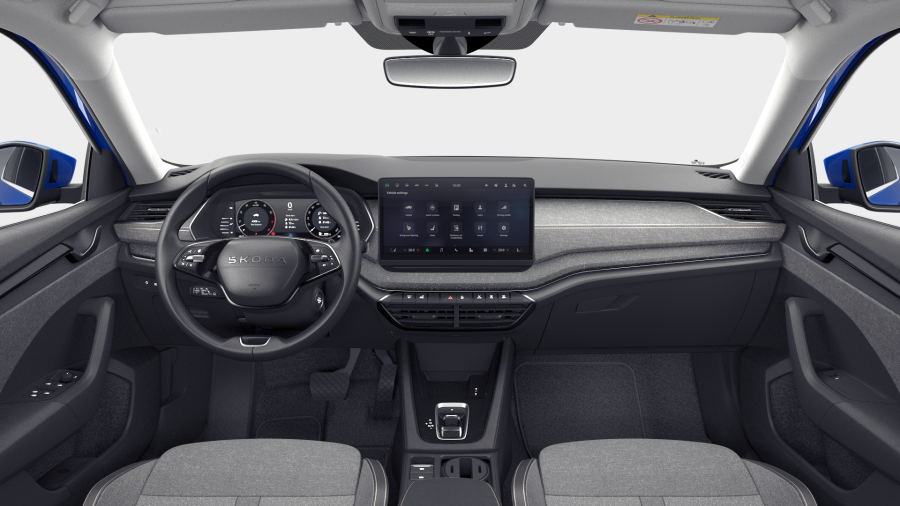 Škoda Octavia, 1,5 TSI m-HEV 110 kW 7-stup. automat., barva modrá