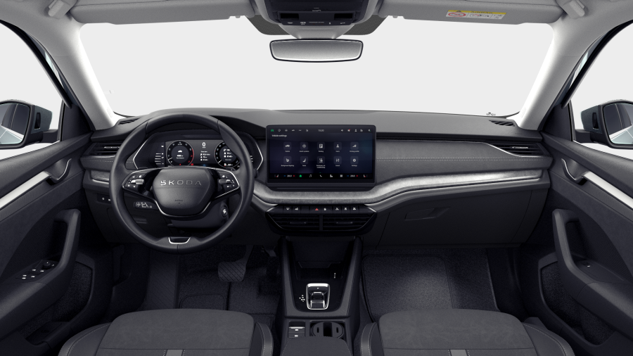 Škoda Octavia, 1,5 TSI m-HEV 110 kW 7-stup. automat., barva stříbrná