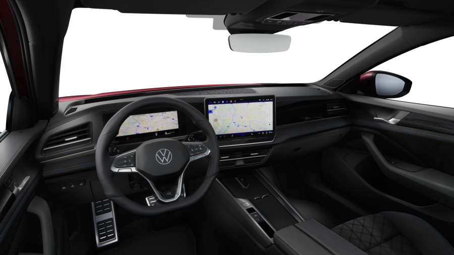 Volkswagen Passat, Passat R-Line 2,0 TSI 195 kW 4MOT, barva červená