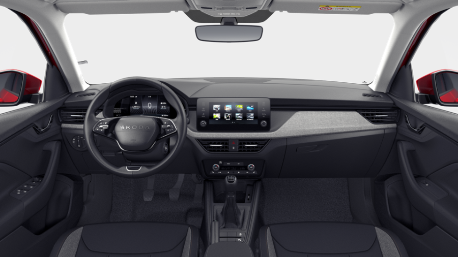 Škoda Scala, 1,0 TSI 85 kW 6-stup. mech., barva červená