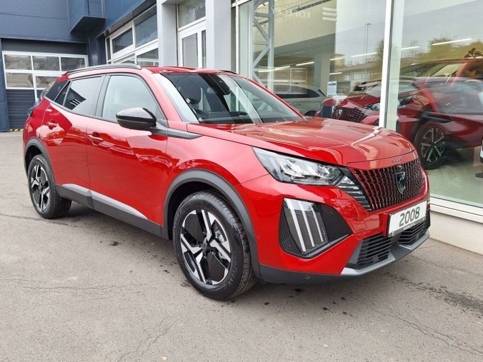 Peugeot 2008, Peugeot 2008 ALLURE 1.2 TURBO 100k MAN6, barva červená