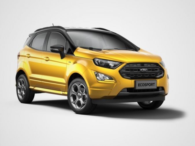 Ford EcoSport, 1.0 EcoBoost, barva žlutá