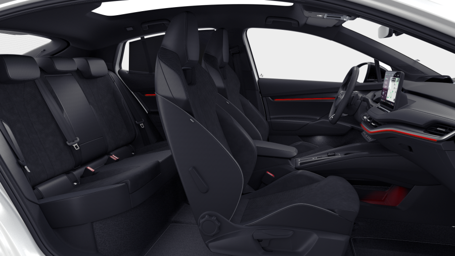 Škoda Enyaq iV, 82 kWh 210,00 kW 1° automatická 4x4, barva bílá
