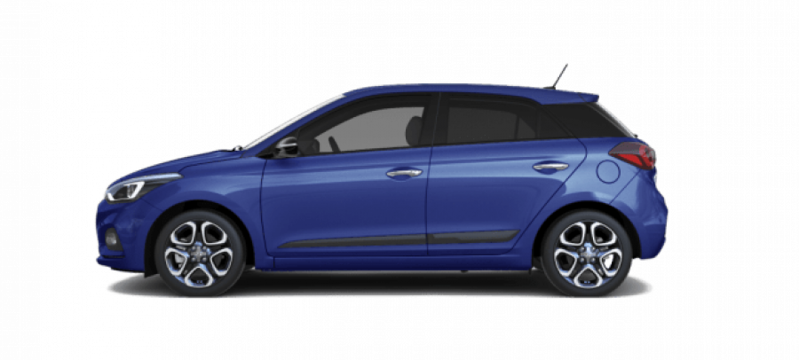 Hyundai i20, 1,25i 55 kW (95 NAT) 5 st. man, barva modrá