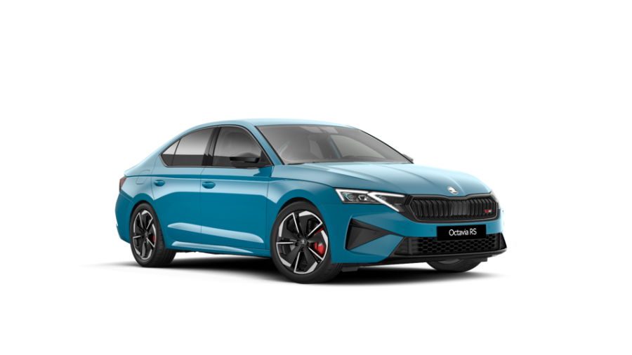 Škoda Octavia, 2,0 TSI 195 kW 7° automatická DSG, barva modrá
