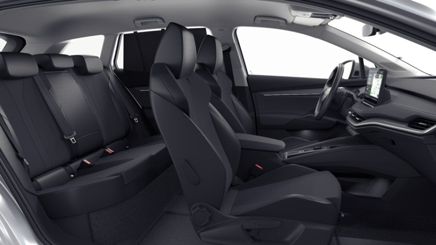 Škoda Enyaq iV, 82 kWh 1° automatická, barva stříbrná