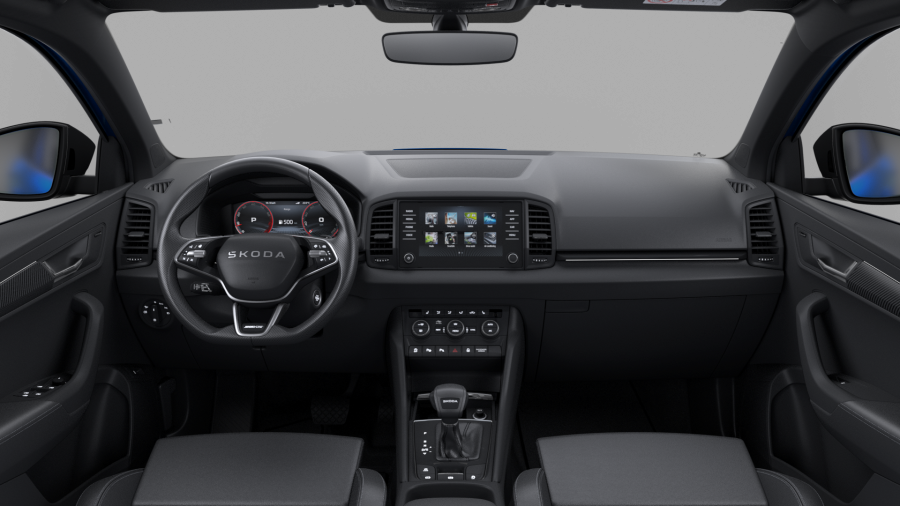 Škoda Karoq, 1,5 TSI 110 kW 7-stup. automat., barva modrá