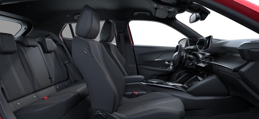 Peugeot 2008, Peugeot 2008 ALLURE Hybrid 145 e-DCS6, barva červená