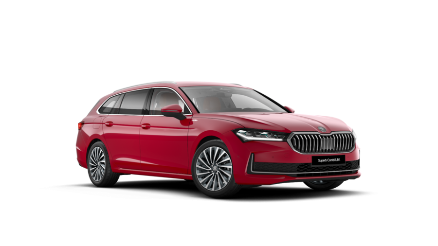 Škoda Superb, 2,0 TDI 110 kW 7-stup. automat., barva červená