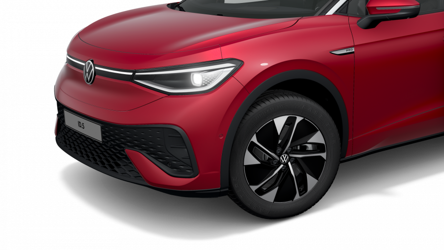 Volkswagen ID.5, ID.5 Pro Performance 150 kW, kap. 77 kWh, barva červená