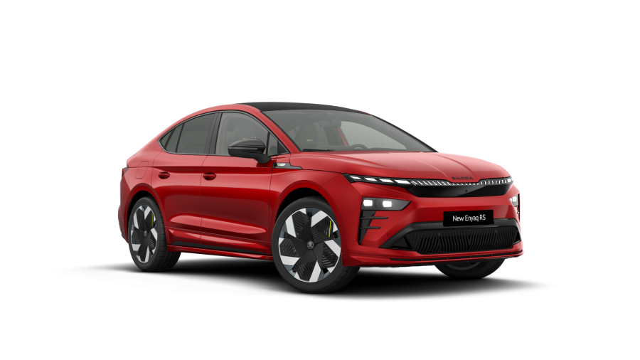 Škoda Enyaq iV, RS (82 kWh) 250 kW 1° automatická 4x4, barva červená