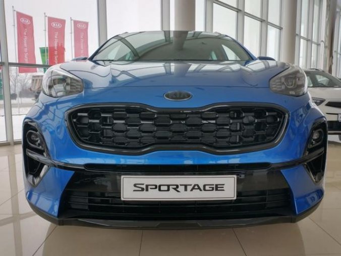 Kia Sportage, 1.6 GDi BLACK EDITION, barva modrá