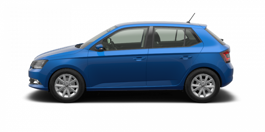Škoda Fabia, 1,0 TSI 81 kW 7-stup. automat., barva modrá
