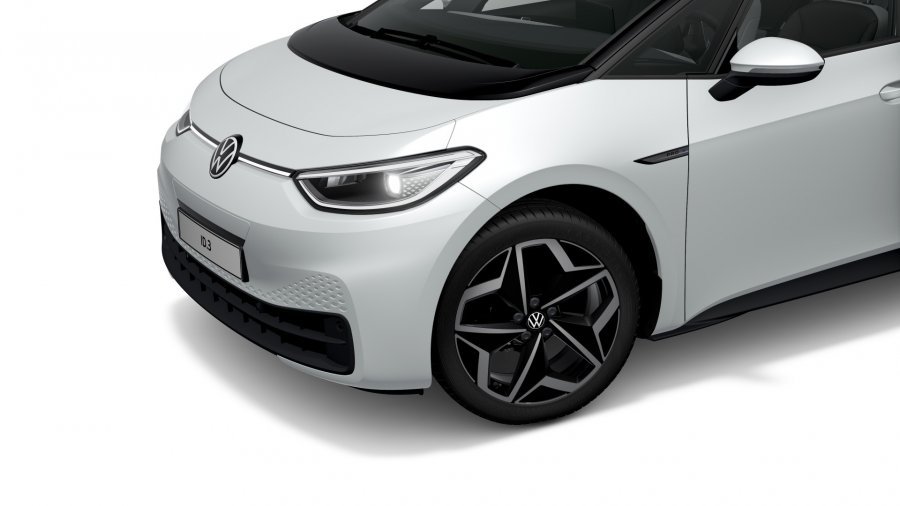 Volkswagen ID.3, ID.3 Pro S, 4místný, 150 kW, kap. 77 kWh, barva bílá