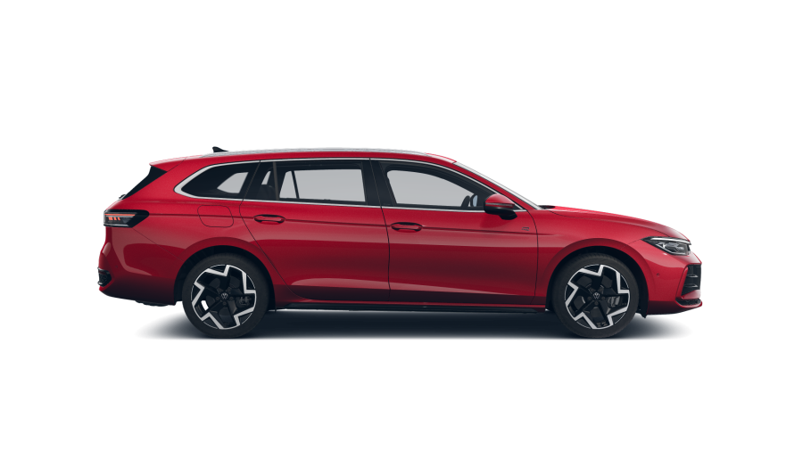 Volkswagen Passat, Passat R-Line 2,0 TSI 195 kW 4MOT, barva červená