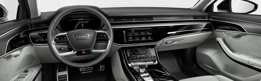 Audi A8, S8 TFSI 420 kW quattro, barva šedá