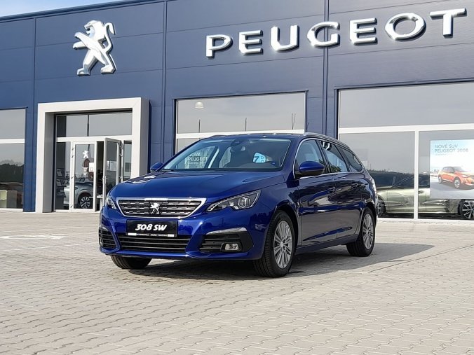 Peugeot 308, SW ALLURE 1.2 PT 130 EAT8, barva modrá