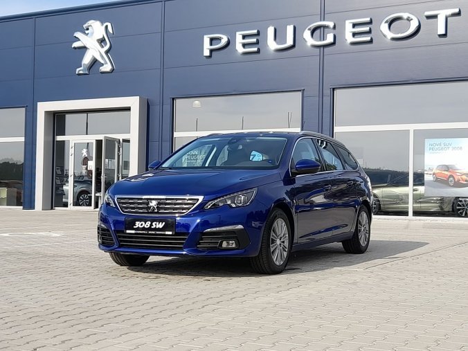 Peugeot 308, SW ALLURE 1.2 PT 130 EAT8, barva modrá
