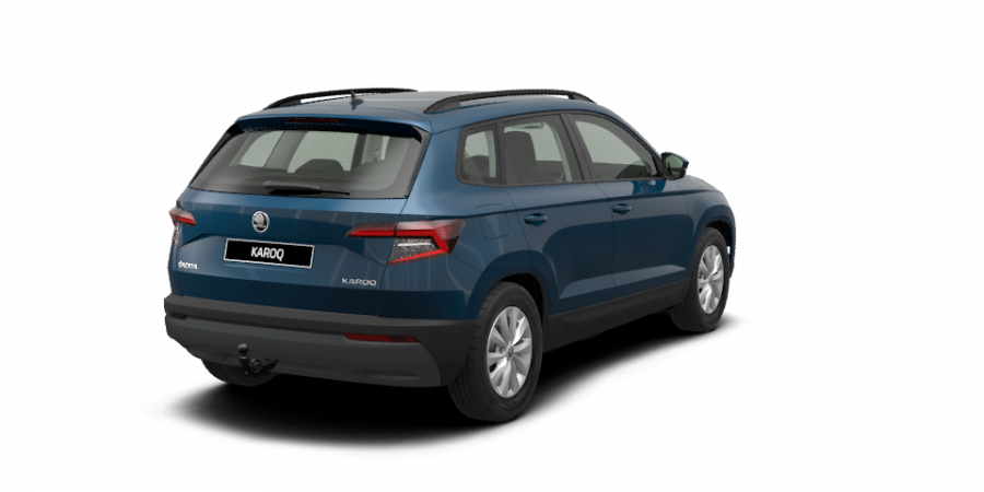 Škoda Karoq, 1,6 TDI 85 kW 6-stup. mech., barva modrá