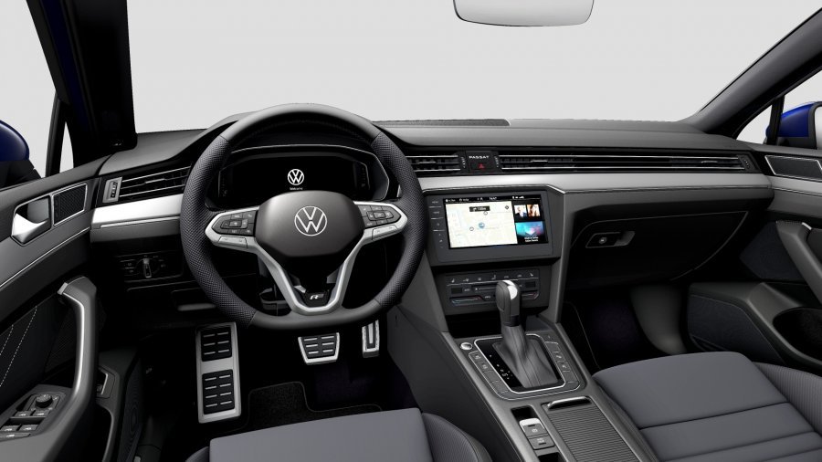 Volkswagen Passat, Passat R-Line 2.0 TDI 4MOT 7DSG, barva modrá