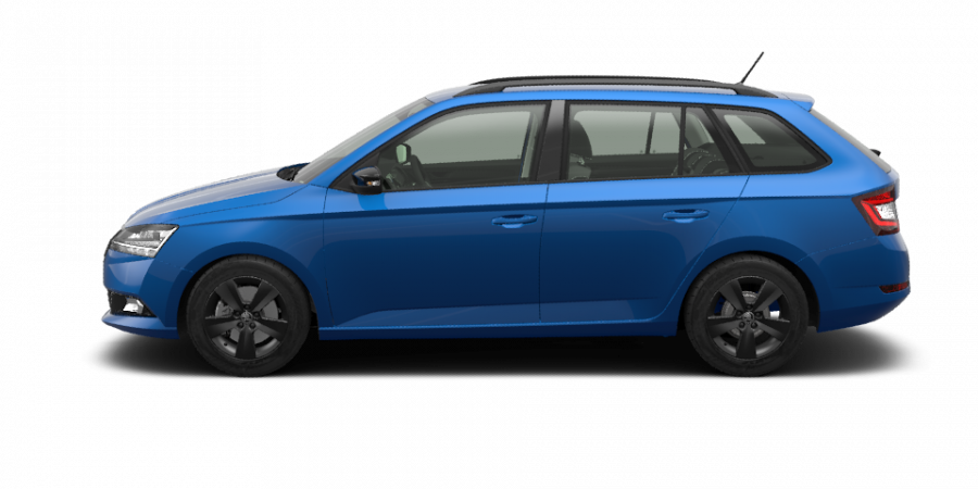 Škoda Fabia, 1,0 TSI 70 kW 5-stup. mech., barva modrá