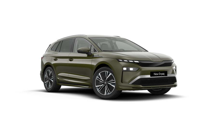 Škoda Enyaq iV, 82 kWh 210 kW 1° převodovka, barva zelená