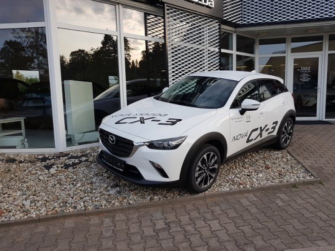 Mazda CX-3, 2.0Skyactiv-G 121k, barva bílá