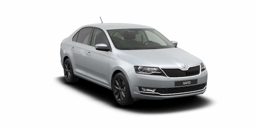 Škoda Rapid, 1,0 TSI 81 kW 6-stup. mech., barva stříbrná