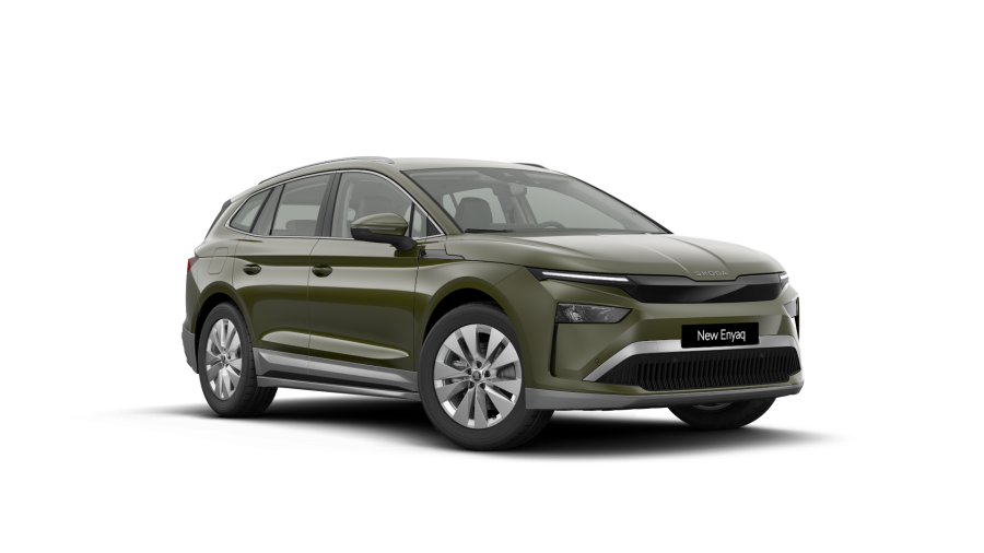 Škoda Enyaq iV, 63 kWh 150,00 kW 1° automatická, barva zelená