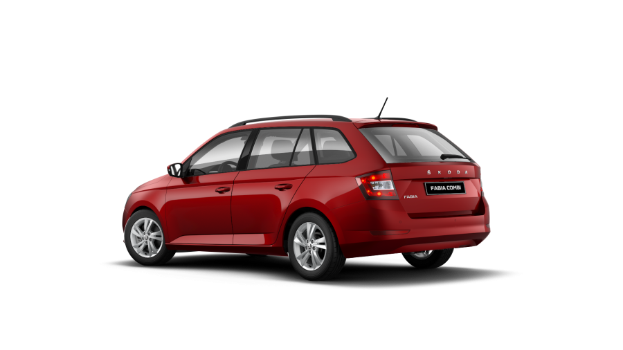 Škoda Fabia, 1,0 TSI 70 kW 5-stup. mech., barva červená