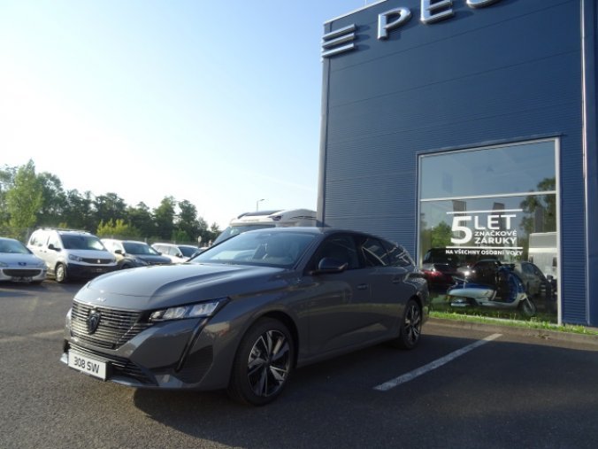 Peugeot 308, SW ALLURE 1.2PT 130k MAN6, barva šedá