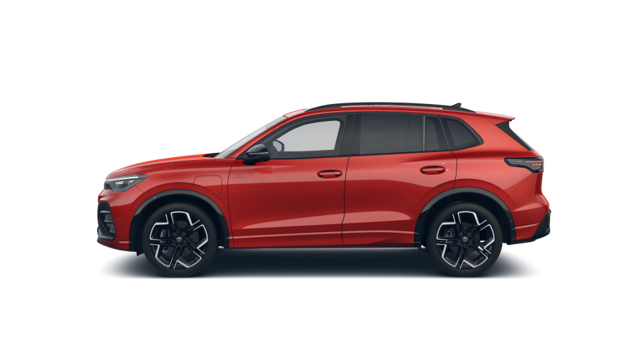 Volkswagen Tiguan, Tiguan R-Line People 200 kW eHybrid, barva červená