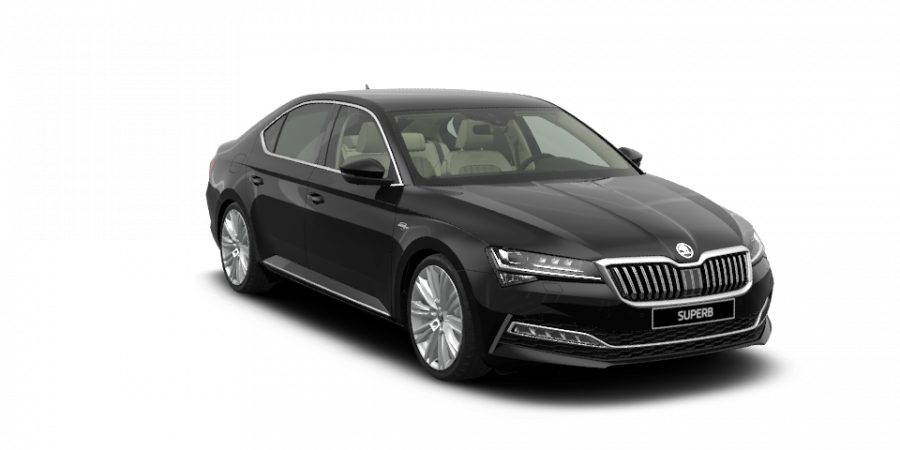 Škoda Superb, 2,0 TDI 147 kW 7-stup. automat. 4x4, barva černá