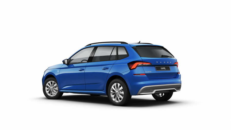 Škoda Kamiq, 1,0 TSI 70 kW 5-stup. mech., barva modrá
