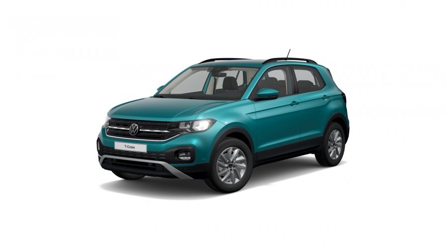 Volkswagen T-Cross, T-Cross Life 1,0 TSI 70 kW 5G, barva tyrkysová