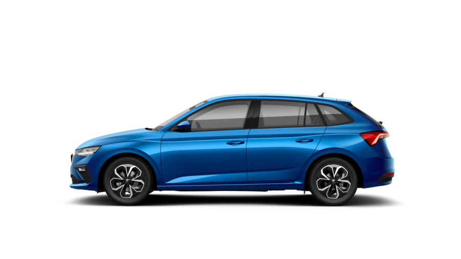 Škoda Scala, 1,0 TSI 85 kW 7° automatická DSG, barva modrá