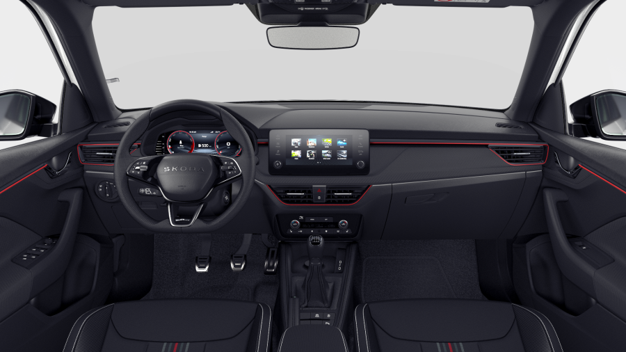 Škoda Kamiq, 1,5 TSI 110 kW 6° manuální, barva bílá