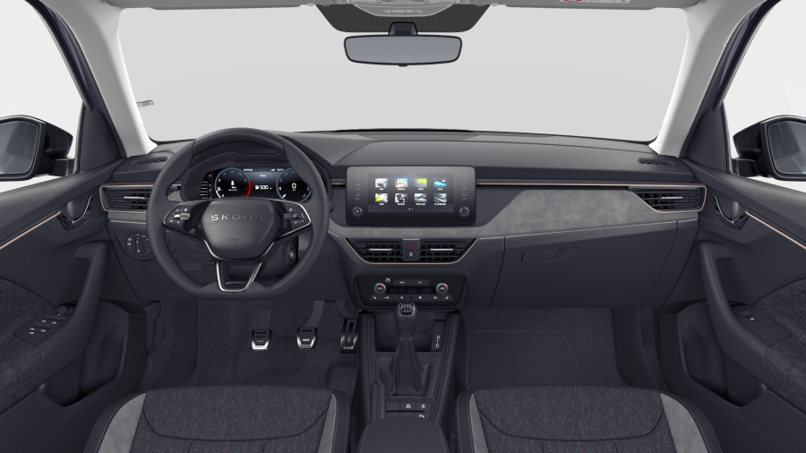 Škoda Kamiq, 1,5 TSI 110 kW 6° manuální, barva šedá