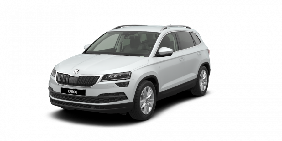 Škoda Karoq, 1,6 TDI 85 kW 7-stup. automat., barva bílá