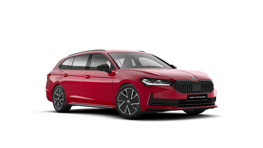Škoda Superb, 2,0 TDI 110 kW 7° automatická DSG, barva červená