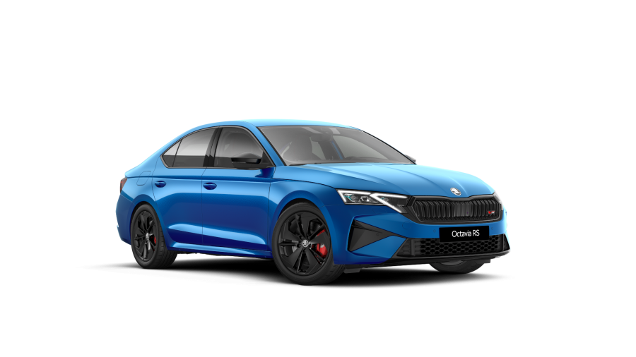 Škoda Octavia, 2,0 TSI 195 kW 7° automatická DSG, barva modrá