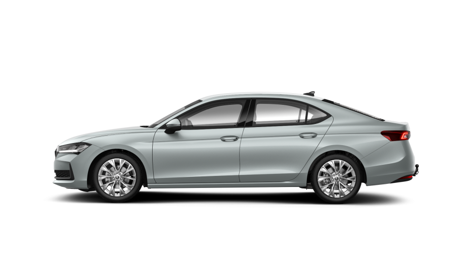 Škoda Superb, 2,0 TDI 110 kW 7° automatická DSG, barva stříbrná