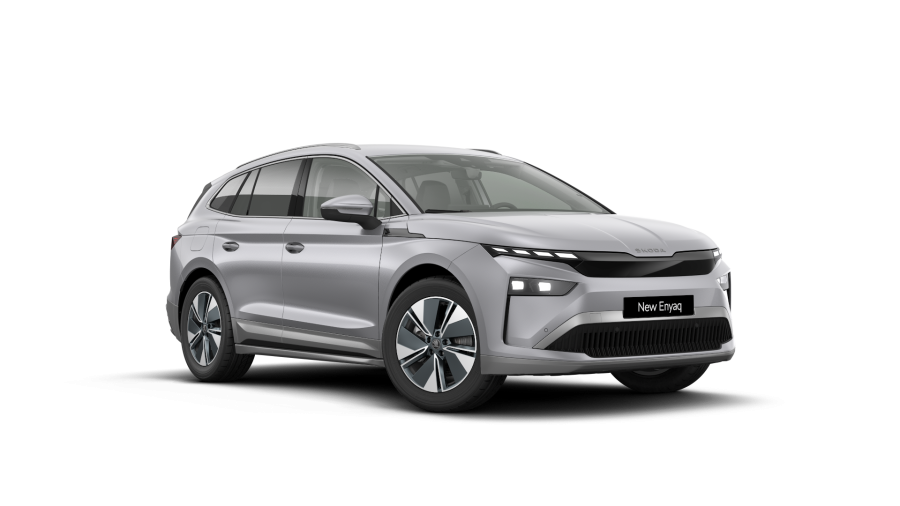 Škoda Enyaq iV, 82 kWh 1° automatická, barva stříbrná