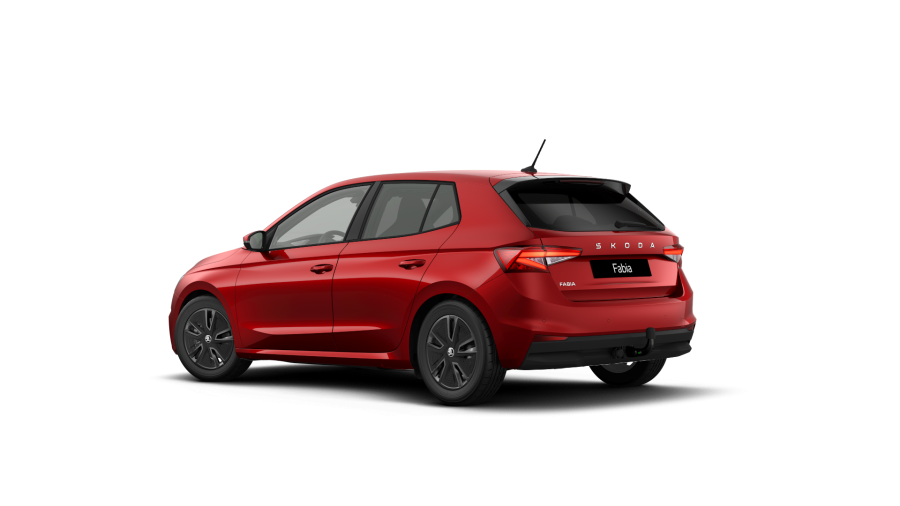 Škoda Fabia, 1,0 TSI 85 kW 7° automatická DSG, barva červená